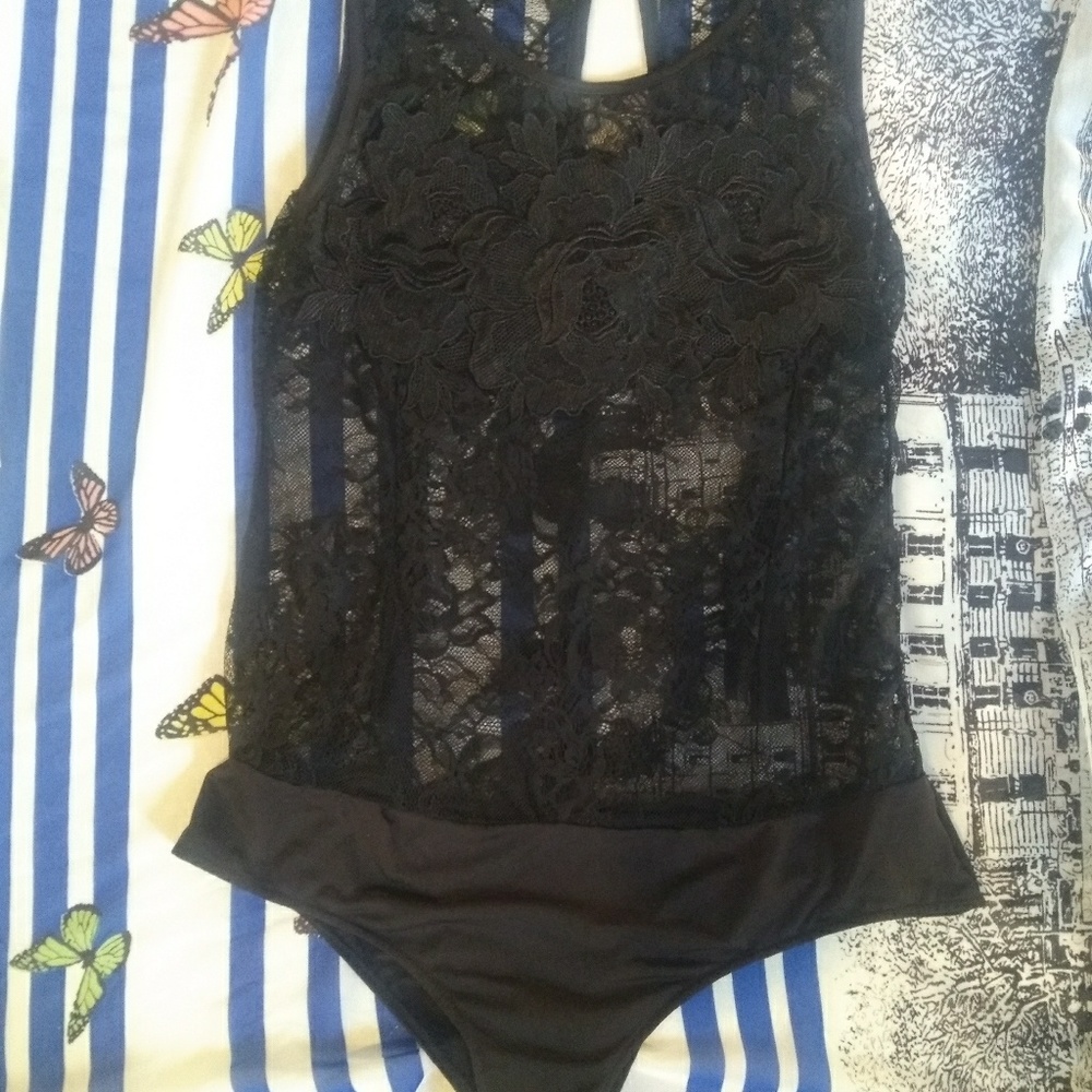 Sexy lace body suit